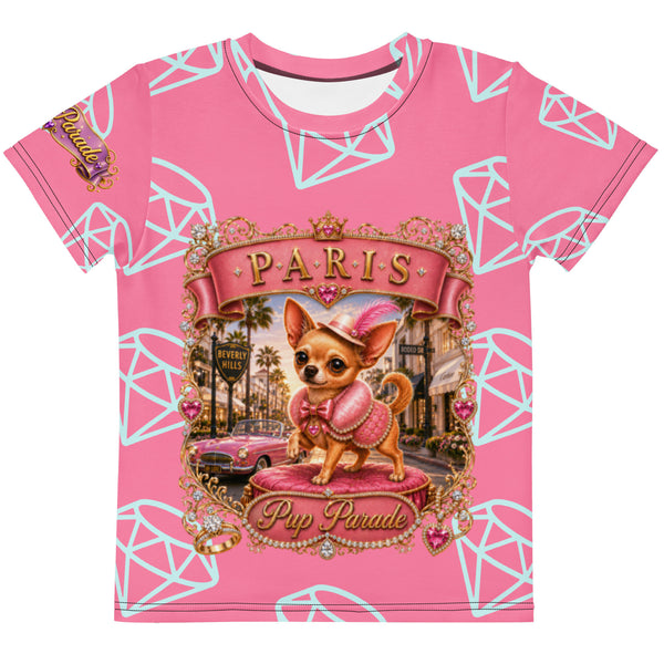 Paris Puppy Kids クルーネックTシャツ
