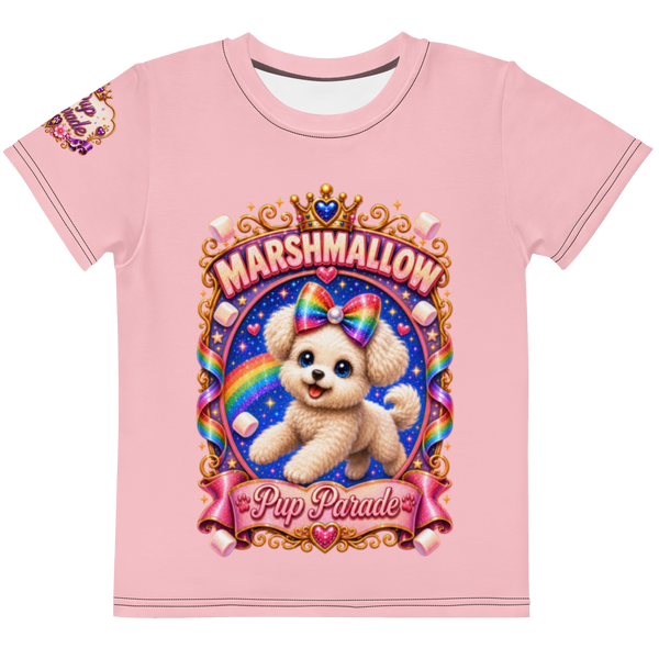 マシュマロパピーキッズ クルーネックTシャツ